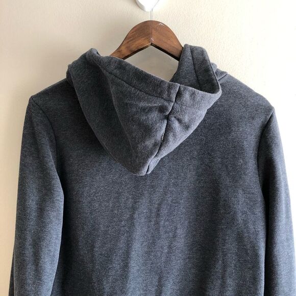 Puma Comfy Cozy Long Sleeve Pullover Hooded Sweatshirt Sweater Hoodie Grey - Picture 9 of 13